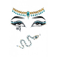 Наклейка з коштовностями Leg Avenue Клеопатри Cleopatra face jewels sticker