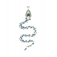Наклейка з коштовностями Leg Avenue Клеопатри Cleopatra face jewels sticker