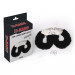 Наручники металлические Chisa Hi-Basic Fur-lined Handcuffs с черным мехом