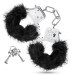 Наручники с мехом Blush Temptasia - Plush Fur Cuffs - Black