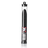 Насадка для анального душа XTRM O Clean, черная, 17.5 х 2.5 см