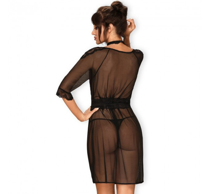 Кружевной халат Obsessive Lucita L/XL