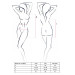 Платье мини с глубоким декольте MIRACLE CHEMISE black S/M - Passion