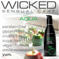 Їстівний лубрикант зі смаком яблука Wicked Candy Apple на водній основі, 120 мл