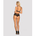 Сексуальный комплект Obsessive Sharlotte 2-pcs set black S/M