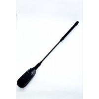 Стек DS Fetish екошкіра Whip PU Leather riding crop, чорний, 46 см