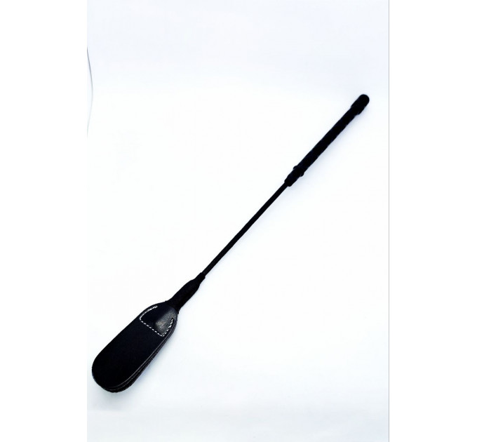 Стек DS Fetish экокожа Whip PU Leather riding crop, черный, 45 см