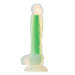 Светящийся фаллоимитатор Dream Toys RADIANT SOFT SILICONE GLOW IN THE DARK DILDO SMALL GREEN
