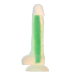 Светящийся фаллоимитатор Dream Toys RADIANT SOFT SILICONE GLOW IN THE DARK DILDO SMALL GREEN