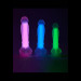 Светящийся фаллоимитатор Dream Toys RADIANT SOFT SILICONE GLOW IN THE DARK DILDO SMALL GREEN