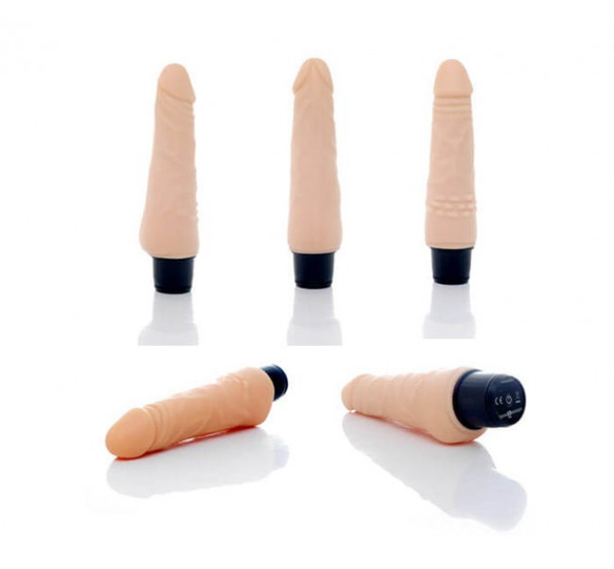 Вибратор реалистичный Blush DR. SKIN Dr.David 21,5 см телесный