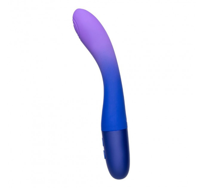 Вібратор з пульсатором Every Night Toys для точки G, синьо-фіолетовий градієнт