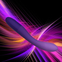 Вибратор с пульсатором Every Night Toys для точки G, сине-фиолетовый градиент