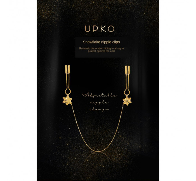 Зажимы на соски UPKO Снежинки