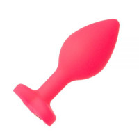 Анальна Pink Silicone Heart Light Pink, M