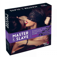 F61278 набір БДСМ 10 шт Master Slave BDSM Kit tijgerprint Purpele
