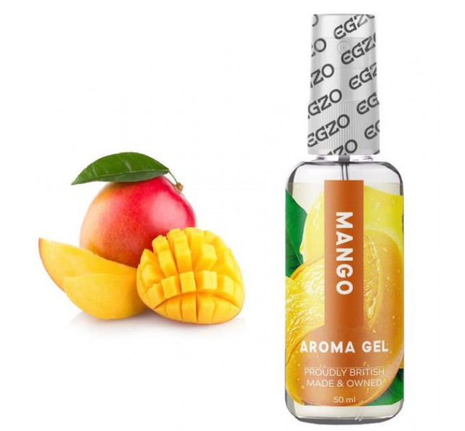 Съедобный гель-лубрикант EGZO AROMA GEL - Манго, 50 мл