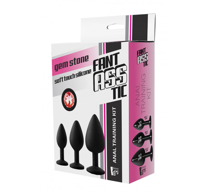 Набор анальных пробок Dream Toys Fantasstic Red Stone