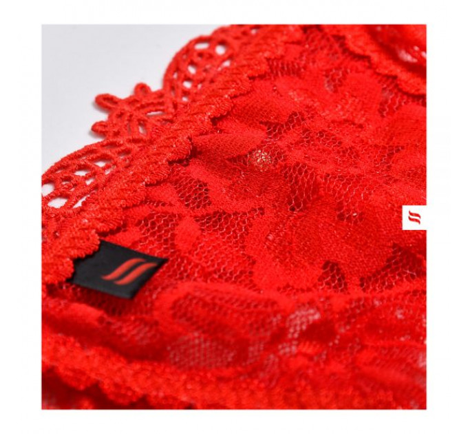 Набор маска+наручники+стринги Obsessive Hetea 3 pcs set red S/M