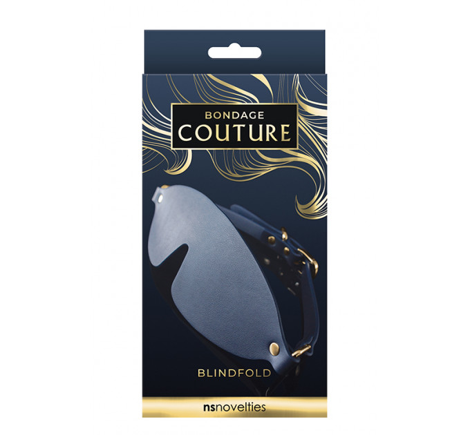 Маска на глаза BONDAGE COUTURE BLIND FOLD BLUE