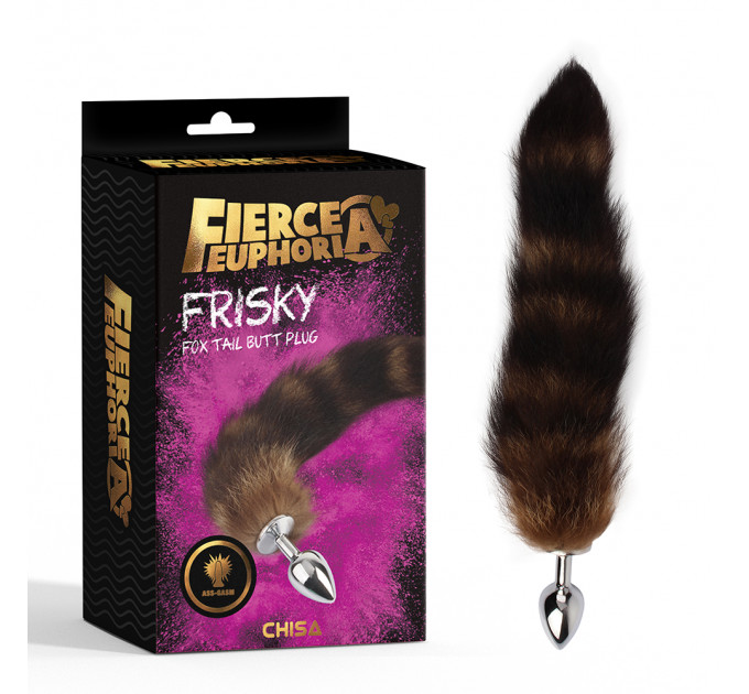 Анальна пробка Chisa Fierce Euphoria Fox Tail Butt з лисячим хвостом