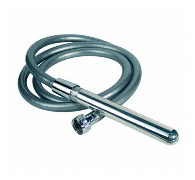 Анальний душ со шлангом Joy Division Aluminium Intimate Douche, стальной