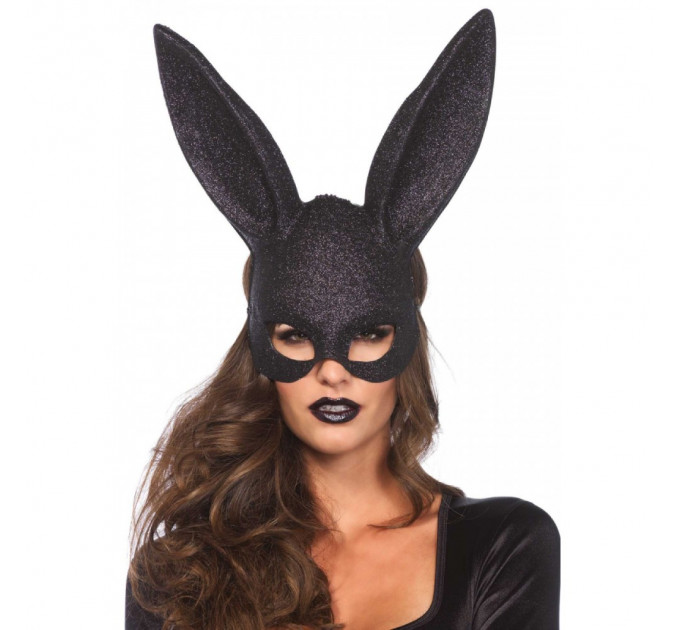Блискуча маска кролика Leg Avenue Glitter masquerade rabbit mask O/S