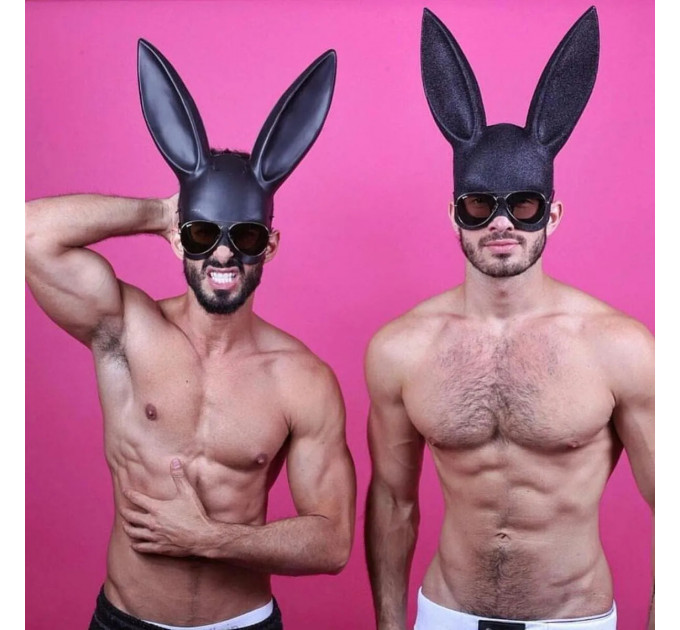 Блискуча маска кролика Leg Avenue Glitter masquerade rabbit mask O/S