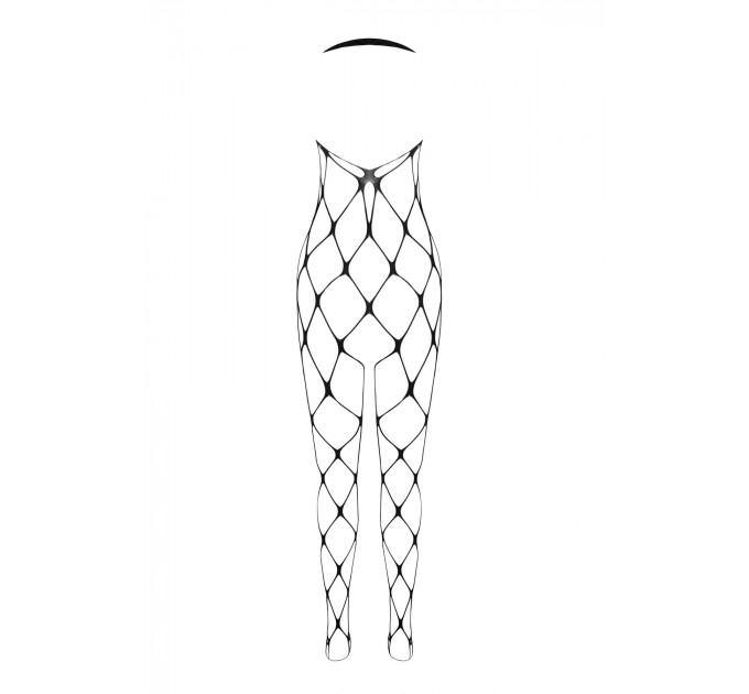 Бодистокинг крупная сетка Passion BS091 white, S/L