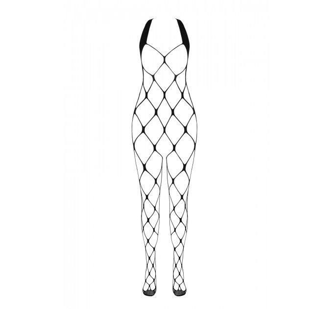 Бодистокинг крупная сетка Passion BS091 white, S/L