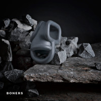 Ерекційне кільце Boners з поділом яєчок, сіре