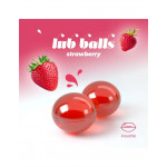 Бразильские шарики Crushious LUB BALLS со вкусом клубники 2 шт. по 3 гр.