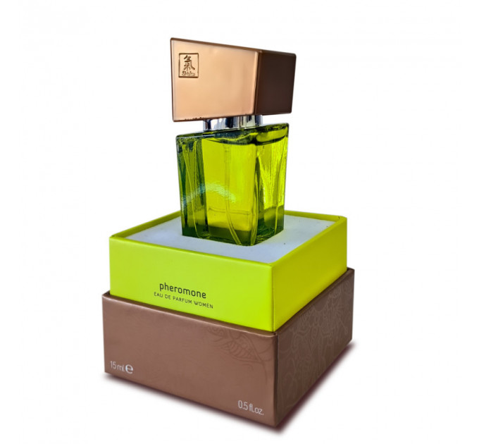 Духи с феромонами женские SHIATSU Pheromone Fragrance women lime 15 ml