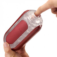 Ексклюзивний набір Мастурбатор з нагріванням FLIP 0(ZERO) RED & WARMER SET