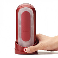 Ексклюзивний набір Мастурбатор з нагріванням FLIP 0(ZERO) RED & WARMER SET
