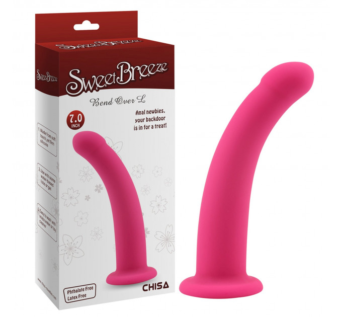 Фаллоимитатор универсальный Chisa Sweet Breeze Bend Over L, розовый