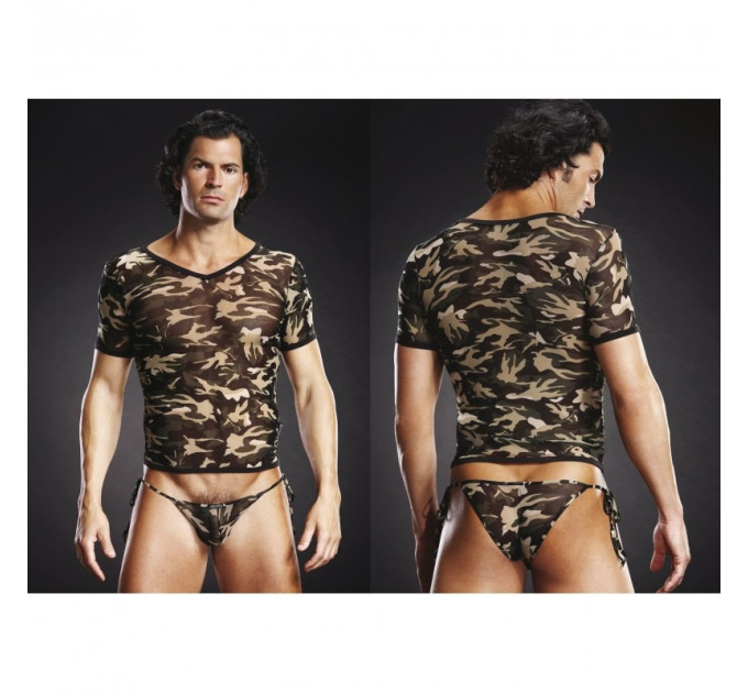 Футболка Pro-Mesh V-Neck Tee Camouflage L/XL