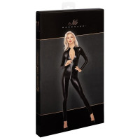 Комбінезон вініловий із змійкою Noir Handmade Powerwetlook Overall F293 размер L