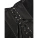 Корсет из сетки Star Night с крючками и шнуровкой, черный, M (без коробки)