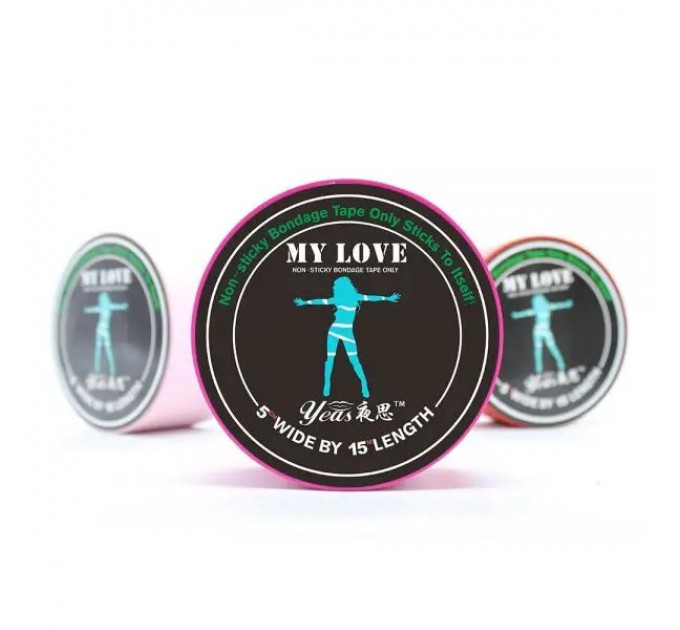 Лента бондажная черная 15 м My Love