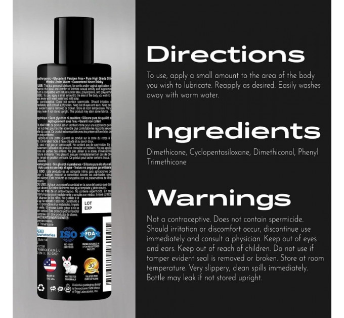 Лубрикант на силиконовой основе Wet Platinum Premium Lubricant, 946 мл