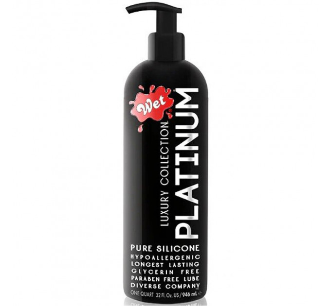 Лубрикант на силиконовой основе Wet Platinum Premium Lubricant, 946 мл