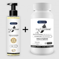 Лубрикант та гель 2-в-1 для ерекції та пролонгації BigErection Medica, 150 мл