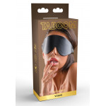 Маска БДСМ на глаза Taboom Vogue, из веганской кожи, черный