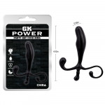 Масажер простати Chisa GK Power Party Hat Cock Ring із фігурною ручкою, чорний