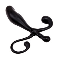Масажер простати Chisa GK Power Party Hat Cock Ring із фігурною ручкою, чорний