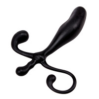Масажер простати Chisa GK Power Party Hat Cock Ring із фігурною ручкою, чорний