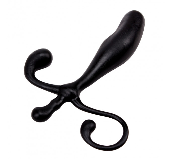 Масажер простати Chisa GK Power Party Hat Cock Ring із фігурною ручкою, чорний