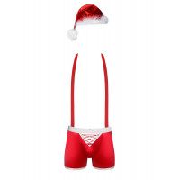 Новогодний костюм Санта Клауса Obsessive Mr. Claus, красно-белый, L\XL