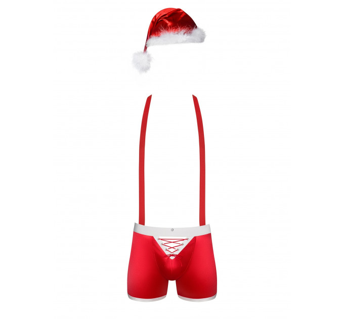 Новогодний костюм Санта Клауса Obsessive Mr. Claus, красно-белый, L\XL